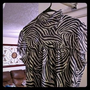 Johnny Heaven Zebra Blouse.